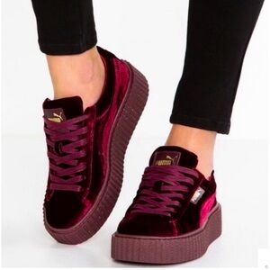 Rihanna Puma Creepers velvet sneakers